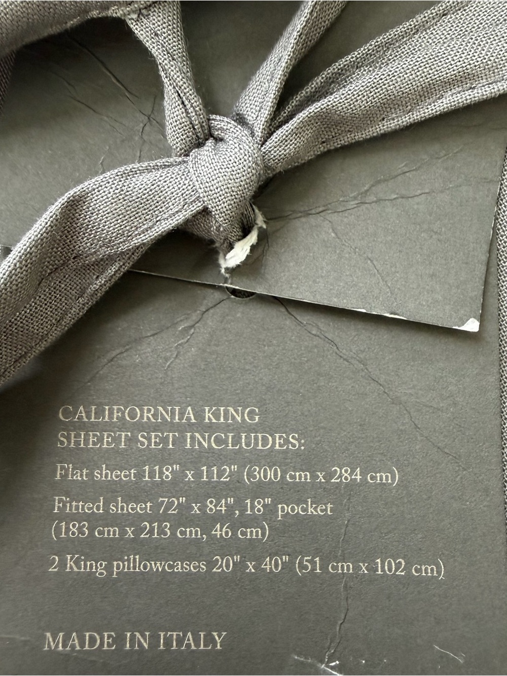 Restoration Hardware White ITALIAN GARMENT-DYED COTTON PERCALE SHEET SET - Picture 3 of 8